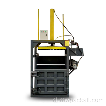 Verticale huisdierenfles gebruikte kleding kartonnen balermachine hydraulische hooibalende persmachine